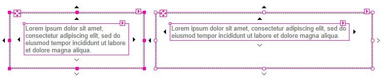 AutoSize labels anchored left and right in a Panel.